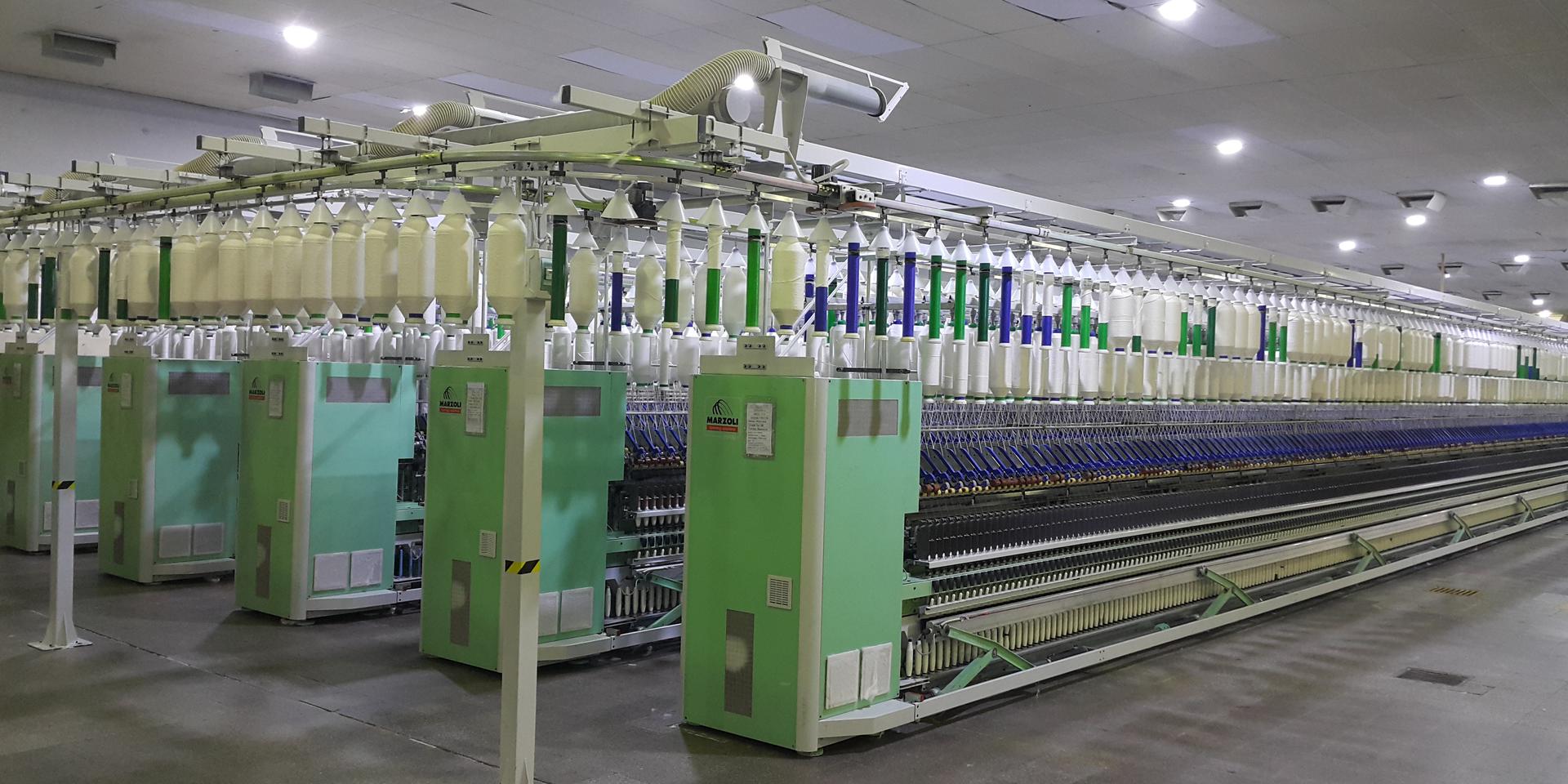Ring frame Argentina | Marzoli Ring spinning frame at Algodonera Avellaneda Argentina