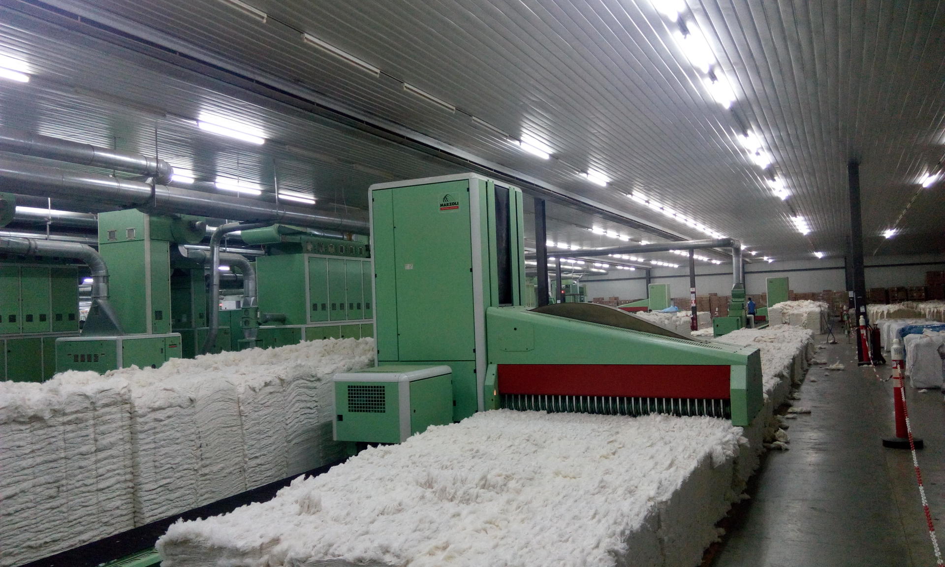 DNM blowroom | Marzoli DNM blowroom with Marzoli technology