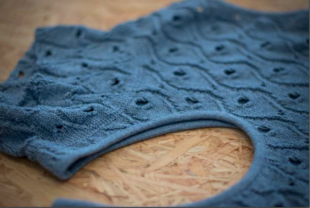 REACT regenerated sweater | Marzoli Regenerated REACT sweater for sustainable textile