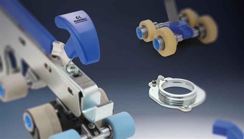 Spinning machine components by Marzoli